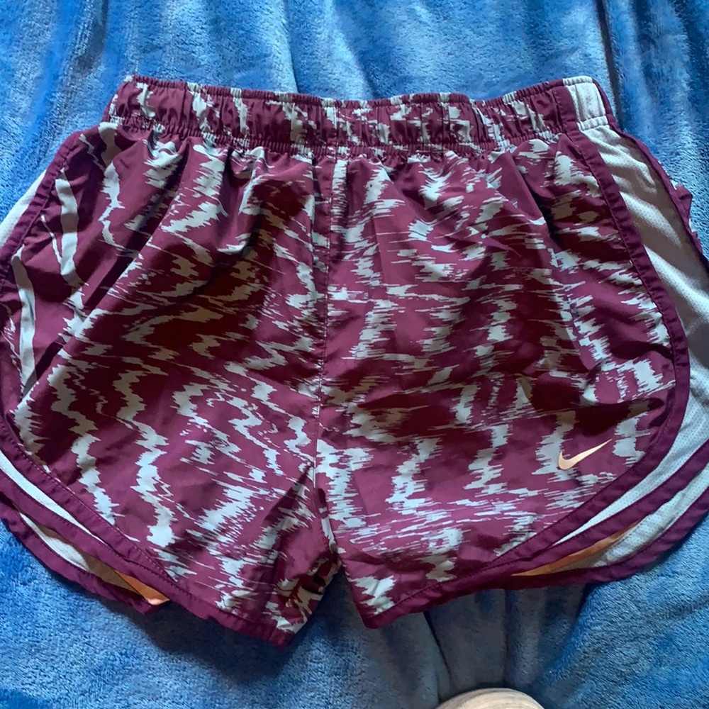 Blue and purple Nike dri- fit shorts